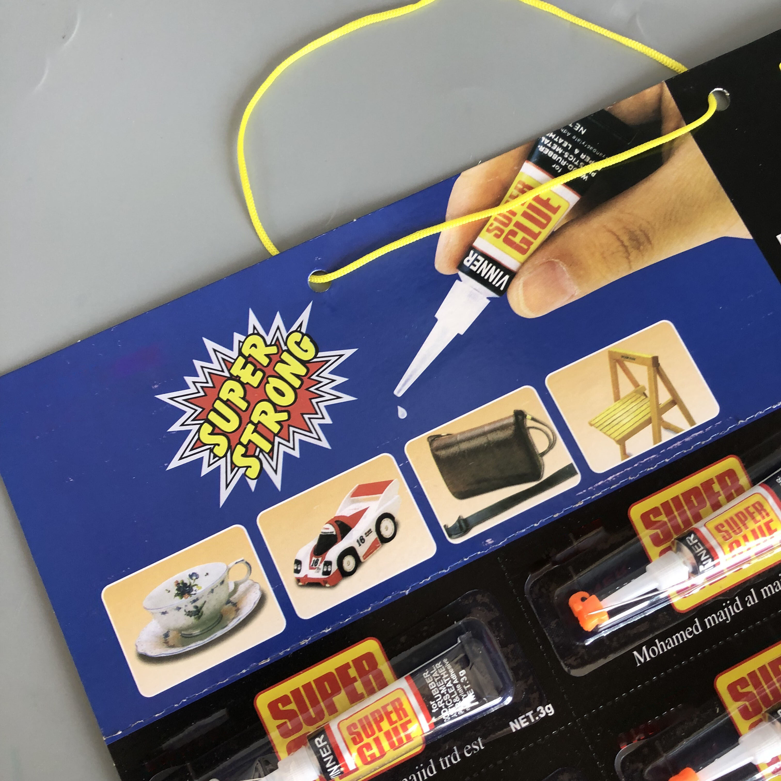 3G Contact Adhesive Super Glue for Plastic and Porcelain Bond